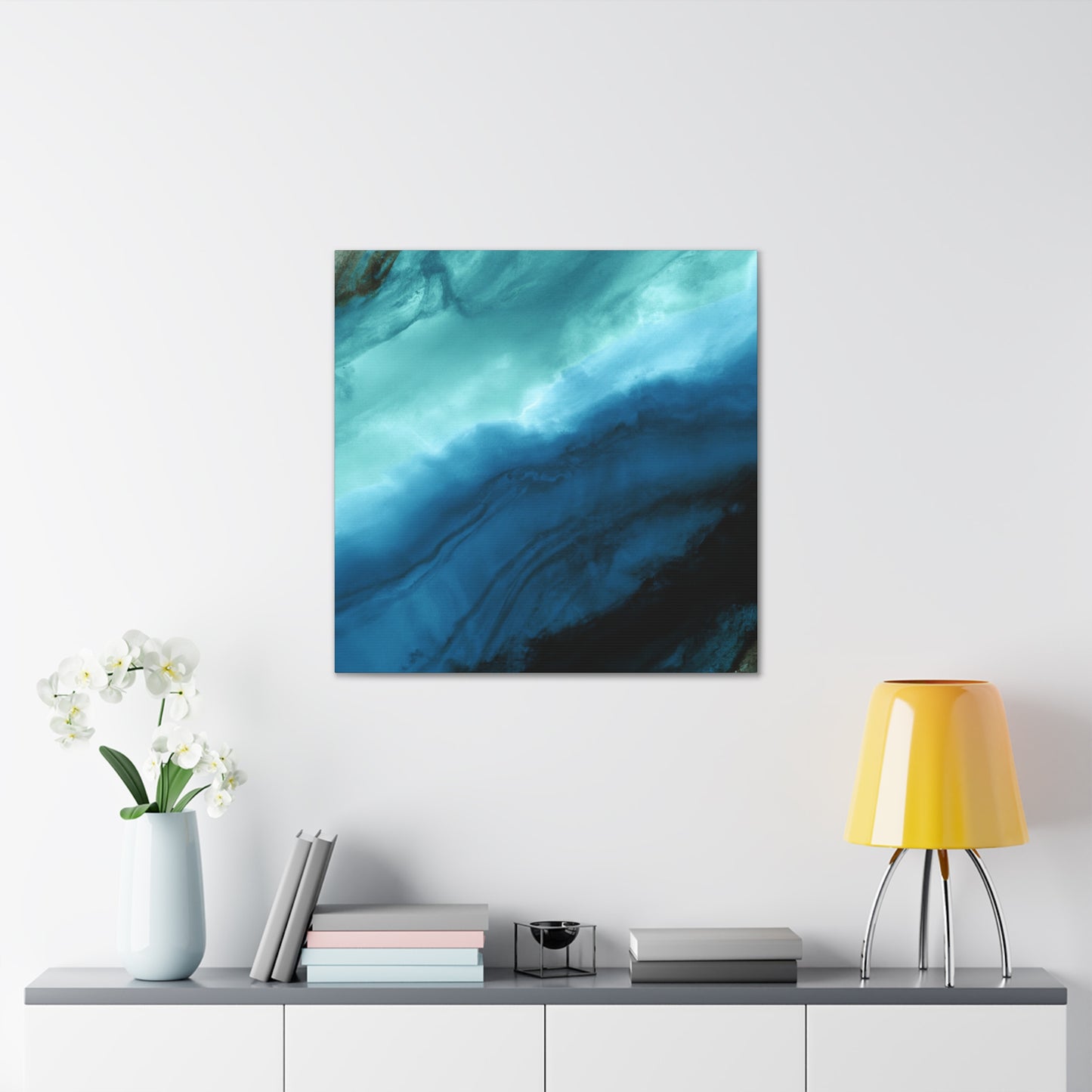 Mona Azure - Canvas